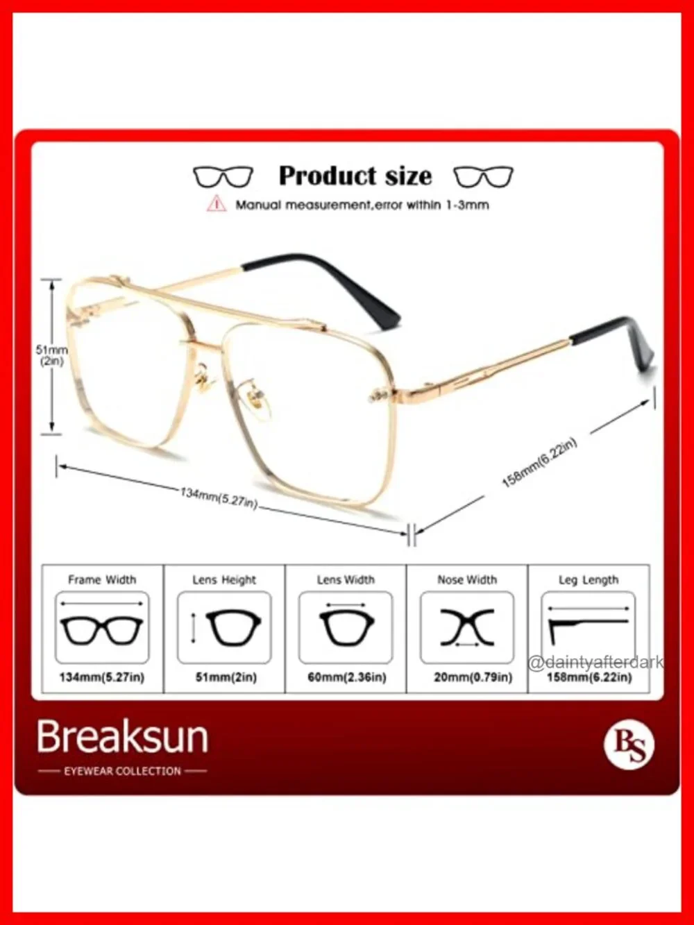 N/A these oversized